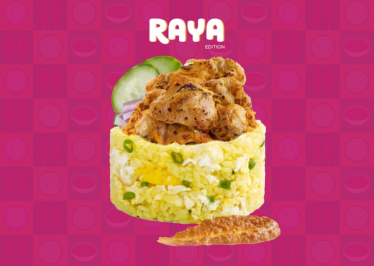 Raya Edition: WOK HEY's Satay Chicken Fried Rice